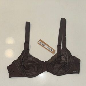 SKIMS Brown Underwire Bra